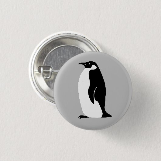 Niedlich Pinguin Button (Vorne & Hinten)