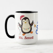 Niedlich Pinguin Christmas Sie sind der beste Lehr Tasse (Links)