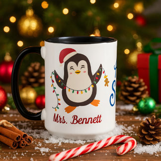 Niedlich Pinguin Christmas Sie sind der beste Lehr Tasse