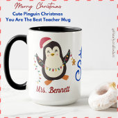 Niedlich Pinguin Christmas Sie sind der beste Lehr Tasse