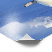 Niedlich Pinguin Fotodruck (Ecke)