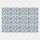 Niedlich Pinguin Geschenkpapier Set (Vorderseite 2)