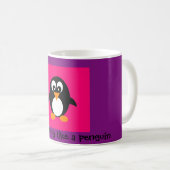 Niedlich Pinguin Kaffeetasse (VorderseiteRechts)