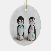 Niedlich Pinguin Keramik Ornament (Rechts)