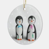 Niedlich Pinguin Keramik Ornament (Links)