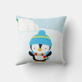 Niedlich Pinguin Kissen (Rückseite)