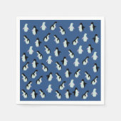 Niedlich Pinguin Paper Napkins Serviette (Vorderseite)