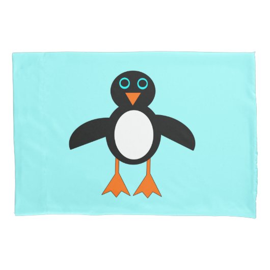 Niedlich Pinguin Pillowcase Kissenbezug (Vorderseite)
