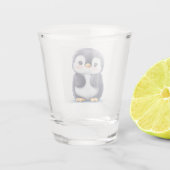 Niedlich Pinguin Schnapsglas (Rückseite)