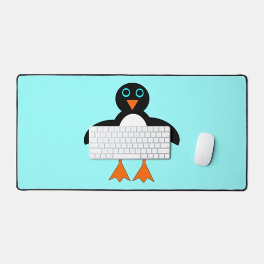 Niedlich Pinguin Schreibtischunterlage (Tastatur & Maus)