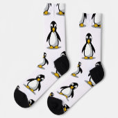 Niedlich Pinguin Socken (Linkes Detail)