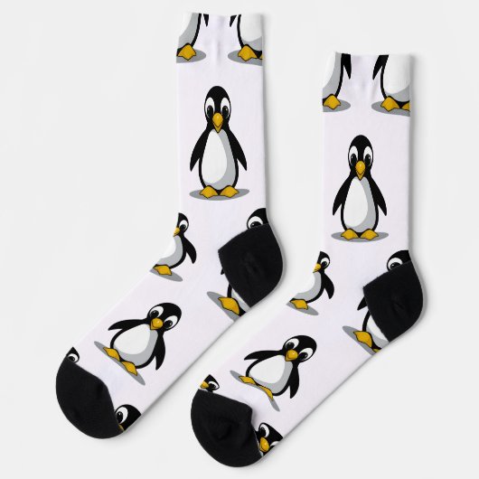 Niedlich Pinguin Socken (Linkes Detail)