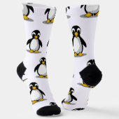 Niedlich Pinguin Socken (Gewinkelt)