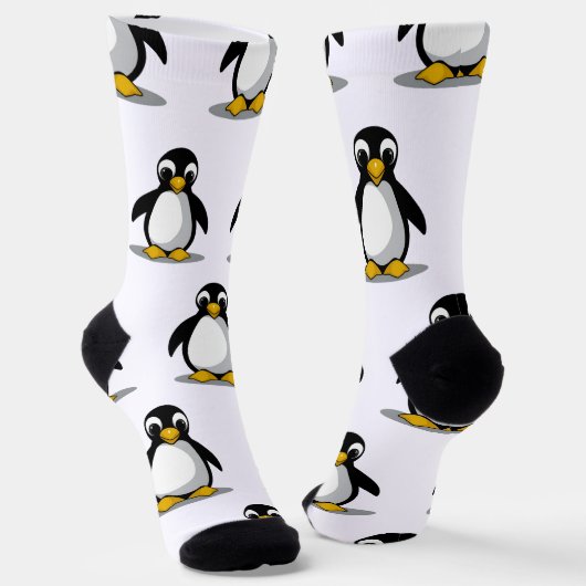 Niedlich Pinguin Socken (Gewinkelt)