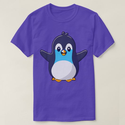 Niedlich Pinguin T-Shirt (Design vorne)