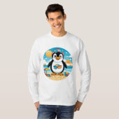 Niedlich Pinguin T-Shirt (Vorne ganz)