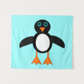 Niedlich Pinguin Wandteppich (Vorderseite (Horizontal))