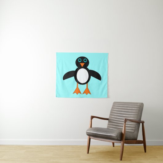Niedlich Pinguin Wandteppich (Beispiel (Horizontal))