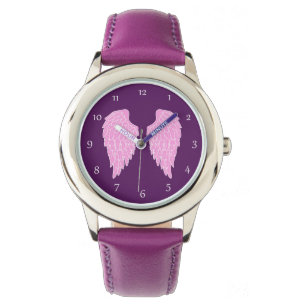 Niedlich Pink Angel Wings Armbanduhr