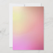 Niedlich Pink Axolotl Geburtstag Einladung (Rückseite)