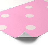 Niedlich-Pink-Baby-Elefant und Rose-Grenze Poster (Ecke)