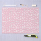 Niedlich Pink Baby Girl FootPrints Kinderdusche Seidenpapier (Handwerk)