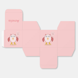 Niedlich Pink Baby Girl Owl Custom Gevor Box Geschenkschachtel
