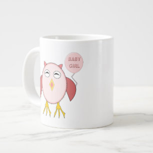 Niedlich Pink Baby Girl Owl Tasse