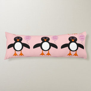 Niedlich Pink Baby Girl Pinguin Kissen