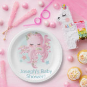 Niedlich Pink Baby Octopus Napkins Pappteller (Party)