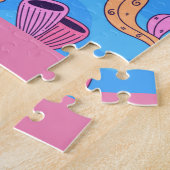 Niedlich Pink Baby Shark Puzzle (Seite)