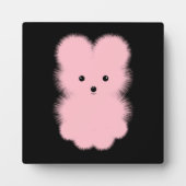 NIEDLICH PINK BABY SPITZ DOG ILLUSTRATION FOTOPLATTE (Vorderseite)