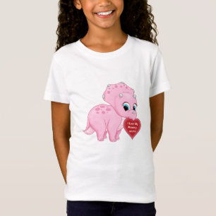Niedlich Pink Baby Triceratops Liebe Mein Mama Her T-Shirt