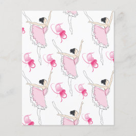 Niedlich Pink Ballerina Tance Scrapbook Paper