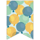 Niedlich Pink Balloon Happy Birthday Banner (Erste Fahne)