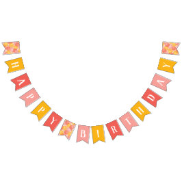 Niedlich Pink Balloon Happy Birthday Banner