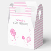 Niedlich Pink Balloons Baby Showbox 🎀 Geschenkschachtel (Geöffnet)
