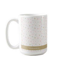 Niedlich Pink & Beige Snowflake Muster Weihnachtsn