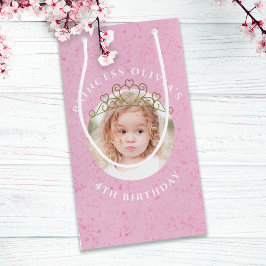 Niedlich Pink Birthday Girl Princess Tiara Simple Kleine Geschenktüte