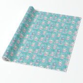 Niedlich Pink Blue Baby Kitts Geschenkpapier (Ungerollt)