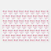 Niedlich Pink Boho Rainbow Geschenkpapier Set (Vorderseite)