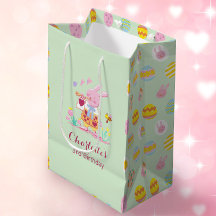 Niedlich Pink Bunny Egg Muster Kindergeburtstag Gr