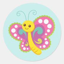 Niedlich Pink Butterfly