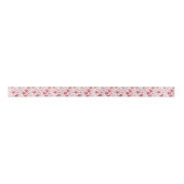 Niedlich Pink Candy Peppermint Satinband (Vorderseite)
