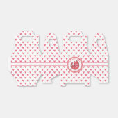 Niedlich Pink Cat Cartoon - Personalisierter Kinde Geschenkschachtel (Ungefaltet)