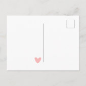 Niedlich Pink Cat Kindergeburtstag Postkarte (Rückseite)