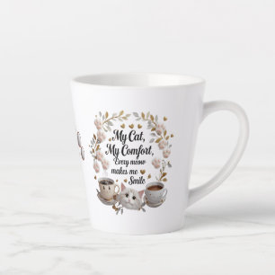 Niedlich Pink Cat Latte Tasse - Sweet & Stylish Ca