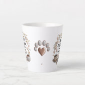 Niedlich Pink Cat Latte Tasse - Sweet & Stylish Ca (Vorderseite)
