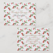 Niedlich Pink Cherry Blossom Blume Paint Visitenkarte (Vorne/Hinten)