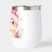 Niedlich Pink Christmas Cat Pattern (Links)
